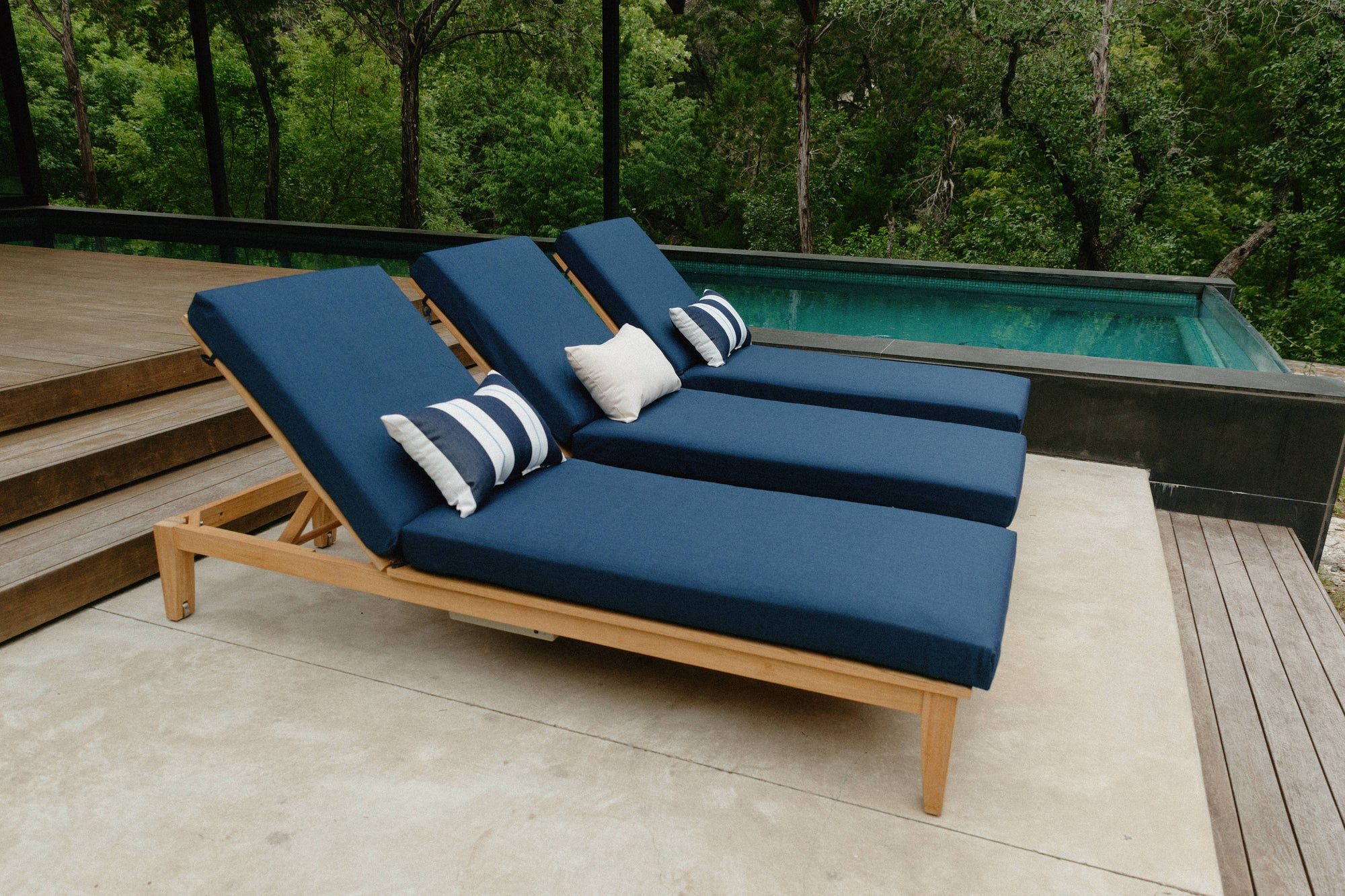 Outmore outdoor furniture on a hotel terrace