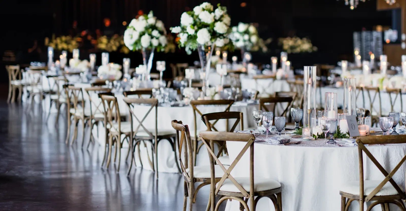 An event table setting, from Relivable's own photography.